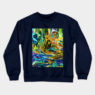 First Flight: Bathing In The Pool of Dragons Full Image Crewneck Sweatshirt